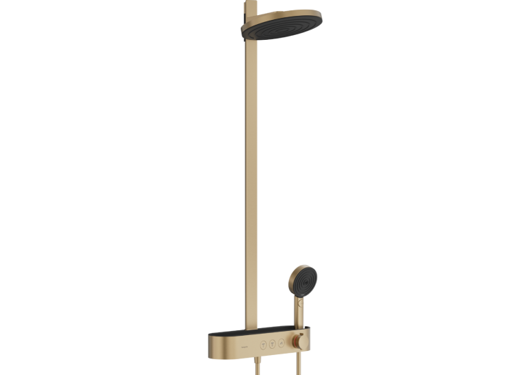 Душова система Hansgrohe Pulsify Showerpipe 260 2jet 400 EcoSmart, Brushed Bronze (24241140) (Пошкоджене пакування)
