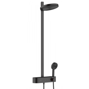 Душевая система Hansgrohe Pulsify Showerpipe 260 2jet 400 EcoSmart, Matt Black (24241670)