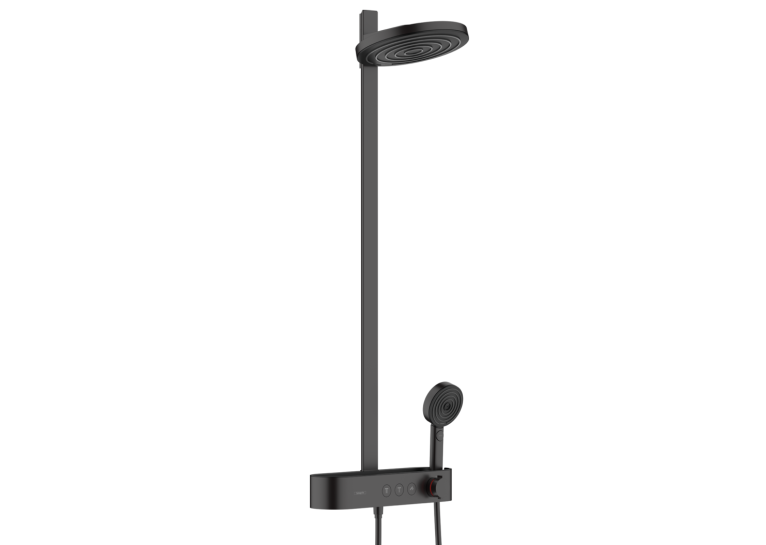 Душевая система Hansgrohe Pulsify Showerpipe 260 2jet 400 EcoSmart, Matt Black (24241670)