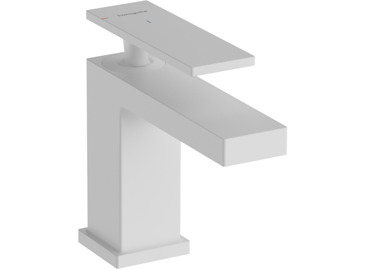 Змішувач Hansgrohe Tecturis E 80 CoolStart для умивальника без донного клапана, Matt White (73001700)