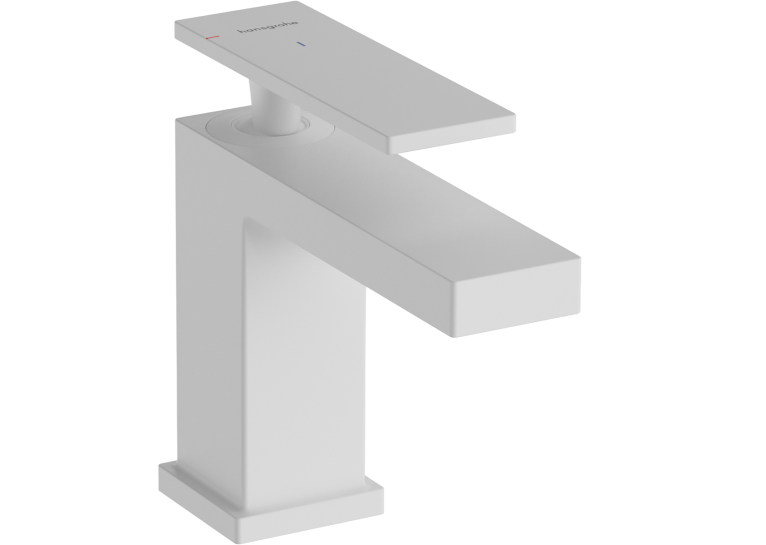 Змішувач Hansgrohe Tecturis E 80 CoolStart для умивальника без донного клапана, Matt White (73001700)