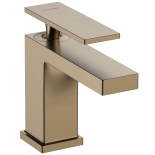 Смеситель Hansgrohe Tecturis E 80 CoolStart для умывальника, Brushed Bronze (73002140)