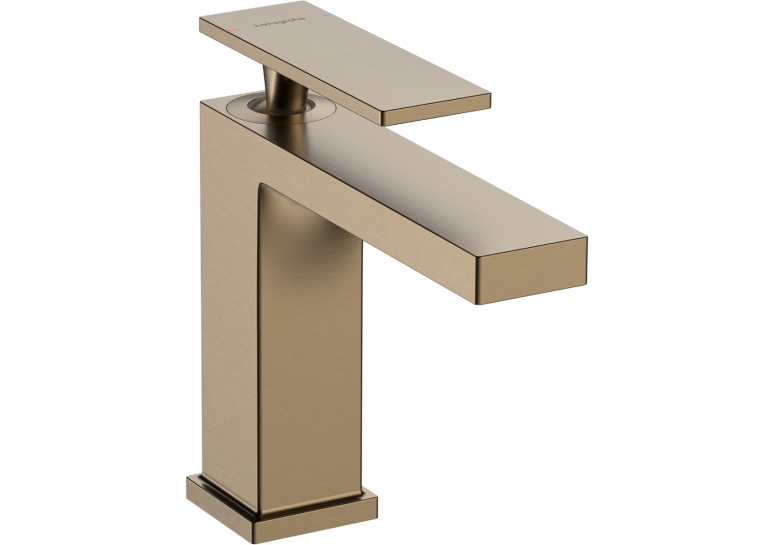 Смеситель Hansgrohe Tecturis E 110 для умывальника без донного клапана, Brushed Bronze (73011140)