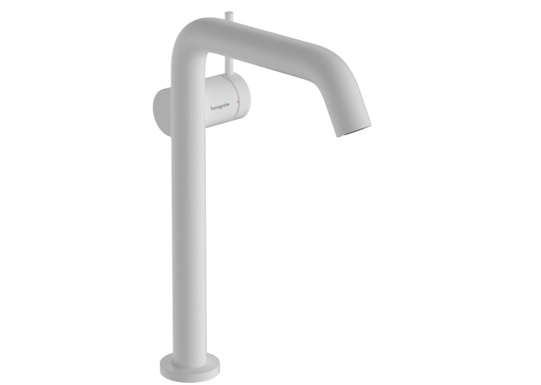 Смеситель Hansgrohe Tecturis S 240 Fine CoolStart для умывальника без донного клапана, Matt White (73372700)
