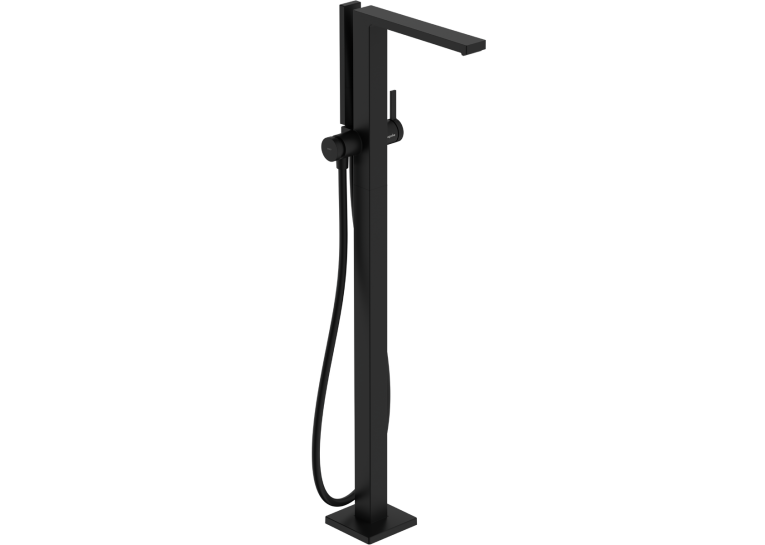 Змішувач Hansgrohe Tecturis E для ванни підлоговий, Matt Black (73445670)