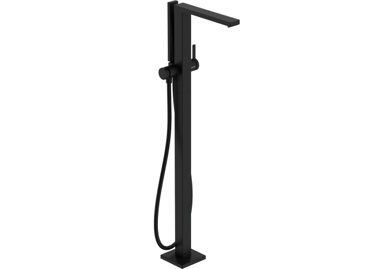 Смеситель Hansgrohe Tecturis E для напольной ванны, Matt Black (73445670)