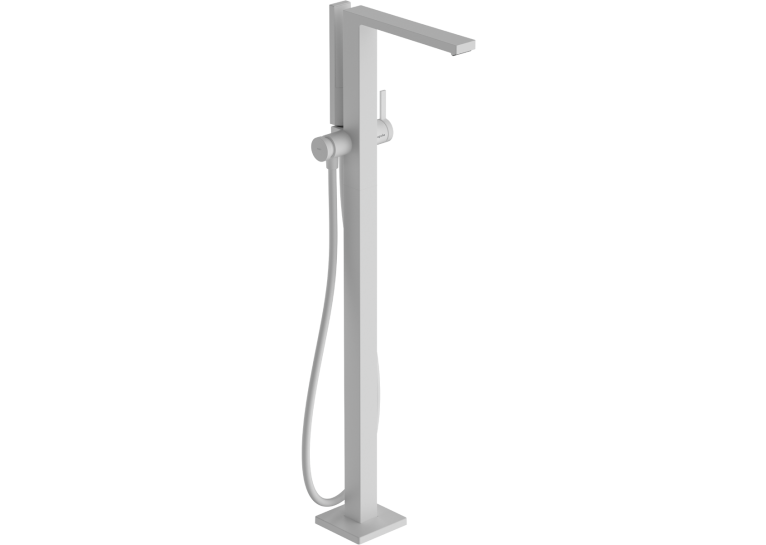 Змішувач Hansgrohe Tecturis E для ванни підлоговий, Matt White (73445700)