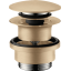 Донний клапан для умивальника Hansgrohe Push-open Brushed Bronze 50100140