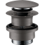 Донний клапан для умивальника Hansgrohe Push-open Brushed Black 50100340