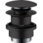 Донний клапан для умивальника Hansgrohe Push-open Matt Black 50100670