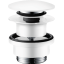 Донний клапан для умивальника Hansgrohe Push-open Matt White 50100700