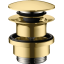 Донний клапан для умивальника Hansgrohe Push-open Polished Gold Optic 50100990