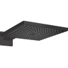 Верхній душ Hansgrohe Raindance E 300 1jet із душовим кронштейном Black 26238670 (Пошкоджене пакування)