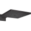 Верхній душ Hansgrohe Raindance E 300 1jet із душовим кронштейном Black 26238670 (Пошкоджене пакування)