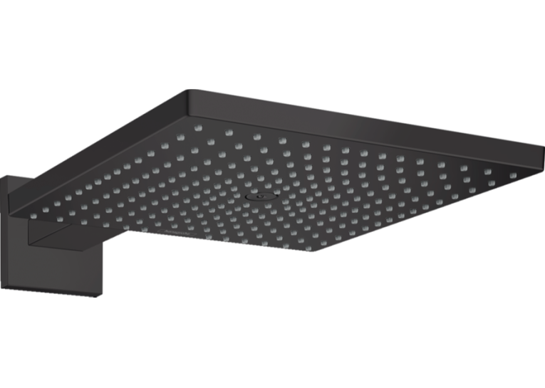 Верхній душ Hansgrohe Raindance E 300 1jet із душовим кронштейном Black 26238670 (Пошкоджене пакування)