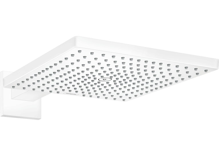 Верхній душ Hansgrohe Raindance E 300 1jet з душовим кронштейном Matt White 26238700