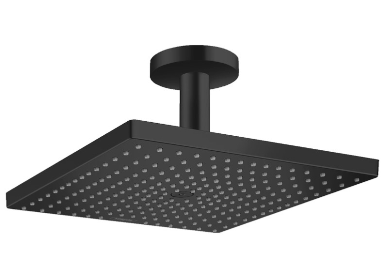 Верхний душ Hansgrohe Raindance Select E 300 1jet Air с держателем к потолку Matt Black 26250670