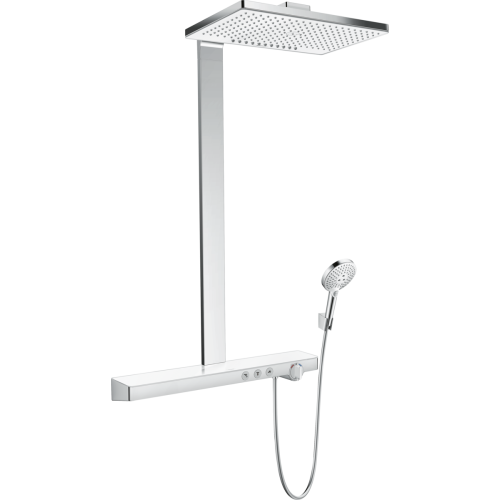 Душова система Hansgrohe Rainmaker Select Showerpipe 460 2jet з термостатом, білий/хром 27109400 (Пошкоджене пакування)