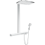 Душевая система Hansgrohe Rainmaker Select Showerpipe 460 2jet з термостатом, білий/хром 27109400 (Повреждённая упаковка)