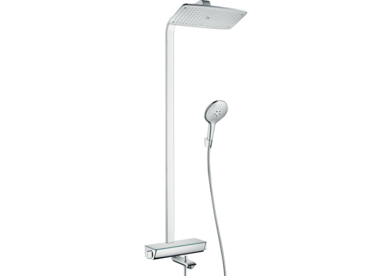  Душова система Hansgrohe Raindance Select E 360 Showerpipe з термостатом для ванни, хром 27113000