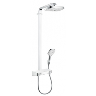 Термостатическая душевая система Hansgrohe Raindance Select E 300 2jet Showerpipe, 27126400