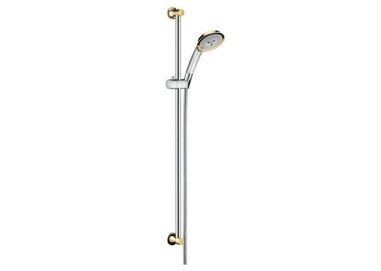 Душовий набір Hansgrohe Raindance Classic 100 3jet 90см Chrome/Gold Optic 27841090
