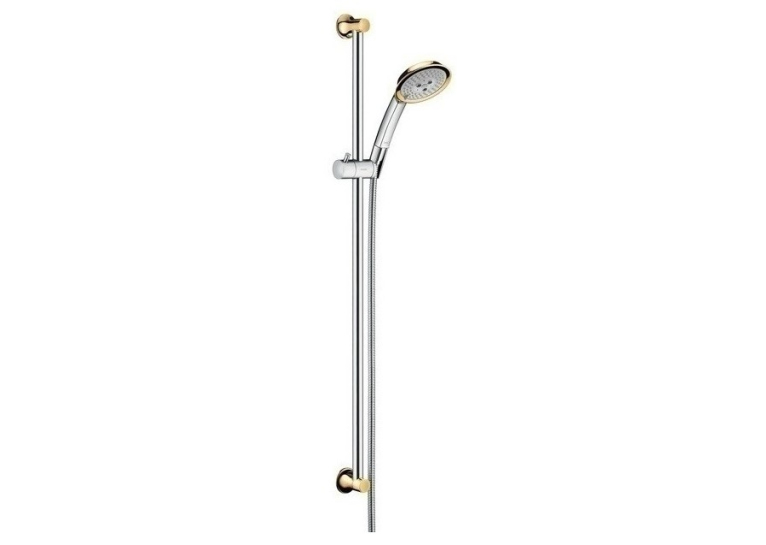 Душовий набір Hansgrohe Raindance Classic 100 3jet 90см Chrome/Gold Optic 27841090