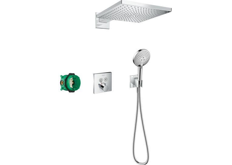 Душовий комплект Hansgrohe Raindance E 300 1jet ShowerSelect Square 6в1 27952000 хром