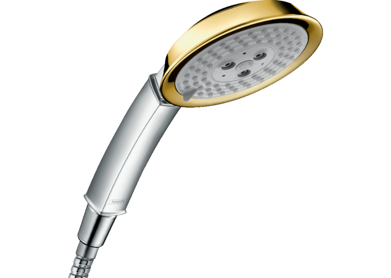 Ручний душ Hansgrohe Raindance Classic 100 3jet Chrome/Gold Optic 28548090