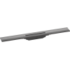 Верхня частина Hansgrohe "RainDrain Flex" для каналу (пристінна) 700 мм Brushed Black 56050340