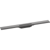 Верхня частина Hansgrohe "RainDrain Flex" для каналу (пристінна) 800 мм Brushed Black 56051340