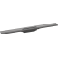 Верхня частина Hansgrohe "RainDrain Flex" для каналу (пристінна) 800 мм Brushed Black 56051340