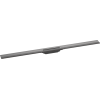 Верхняя часть Hansgrohe "RainDrain Flex" для канала (пристенная) 1200 мм Brushed Black 56054340