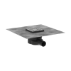 Точечный трап Hansgrohe RainDrain Point 56246800 Chrome 100/100 мм