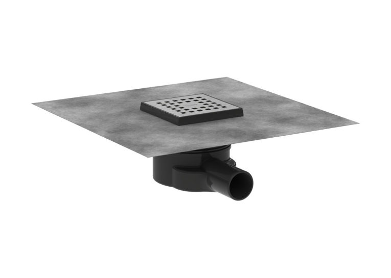 Точечный трап Hansgrohe RainDrain Point 56246800 Chrome 100/100 мм