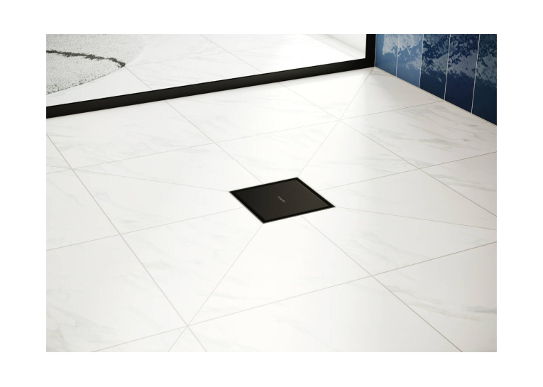 Точковий трап Hansgrohe RainDrain Point 56247670 Black 100/100 мм