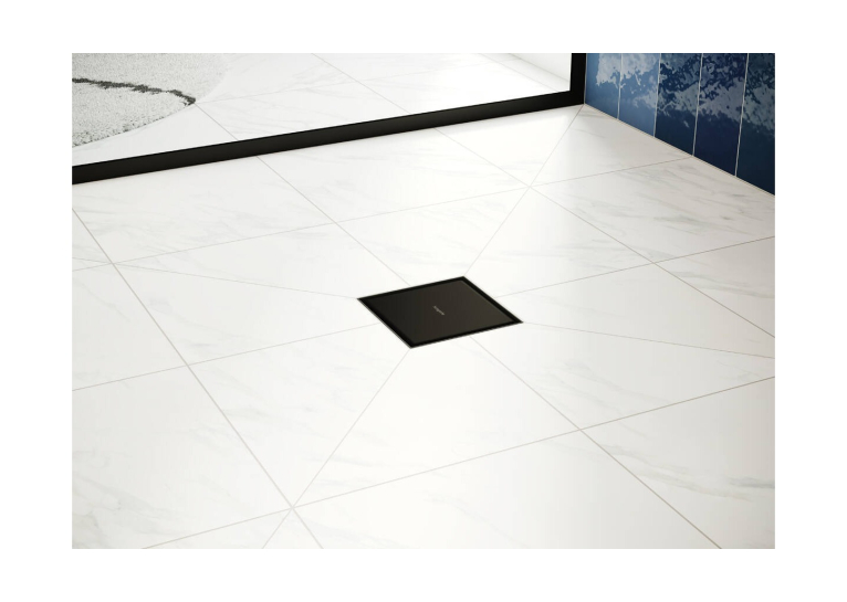 Точечный трап Hansgrohe RainDrain Point 56247670 Black 100/100 мм