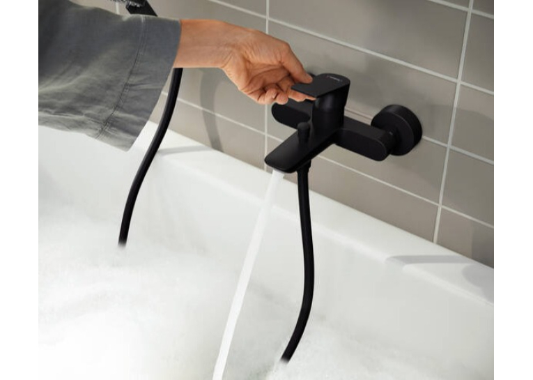 Змішувач Hansgrohe Rebris E для ванни . Matt Black 72450670