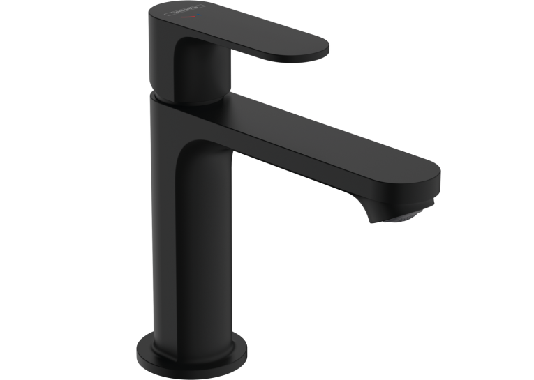 Змішувач Hansgrohe Rebris S 110 Coolstart для умивальника з д/к pop-up, Matt Black 72519670