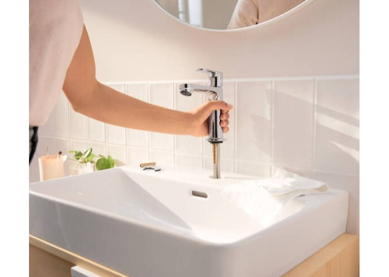 Змішувач Hansgrohe Rebris S 110 Coolstart для умивальника без д/к. Chrome 72520000