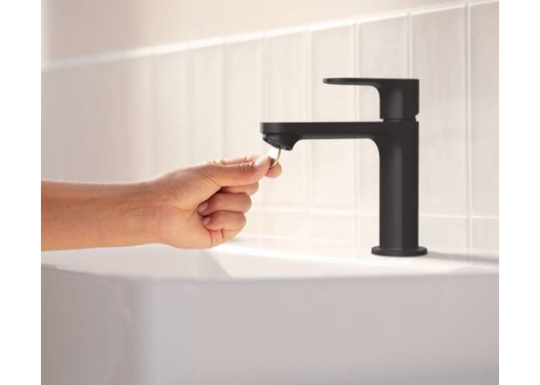Смеситель Hansgrohe Rebris S 110 Coolstart для умывальника без д/к. Matt Black 72520670
