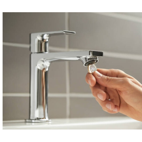 Смеситель Hansgrohe Rebris E 110 Coolstart для умывальника с д/у pop-up. Chrome 72559000