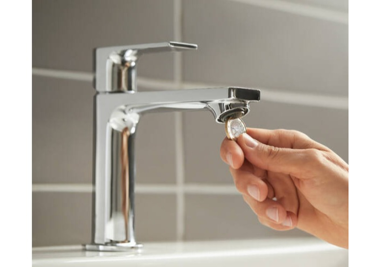 Змішувач Hansgrohe Rebris E 110 Coolstart для умивальника з д/к pop-up. Chrome 72559000