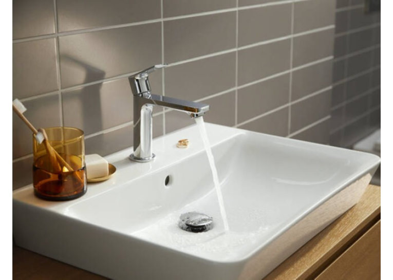 Змішувач Hansgrohe Rebris E 110 Coolstart для умивальника без д/к. Chrome 72560000