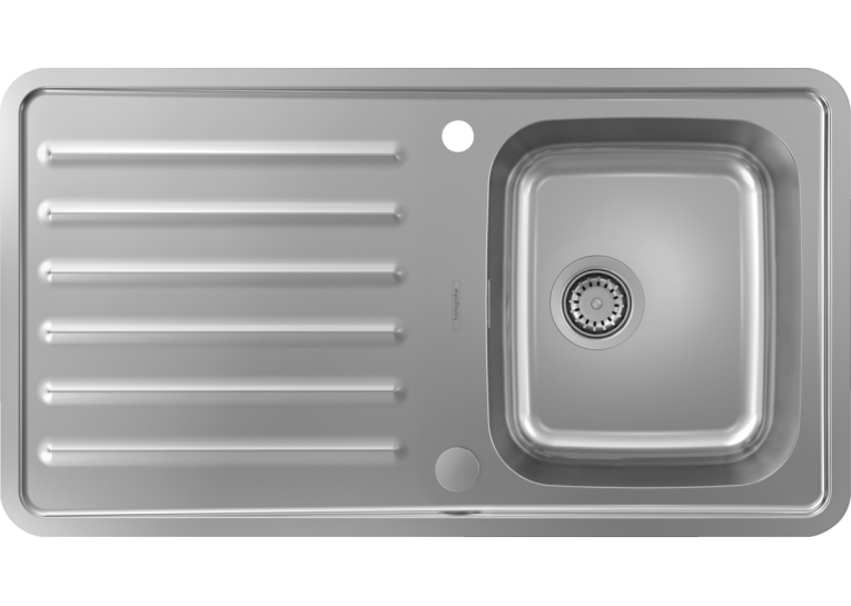 Кухонна мийка Hansgrohe S4113-F340 на стільницю 915х505 із сифоном automatic 43337800