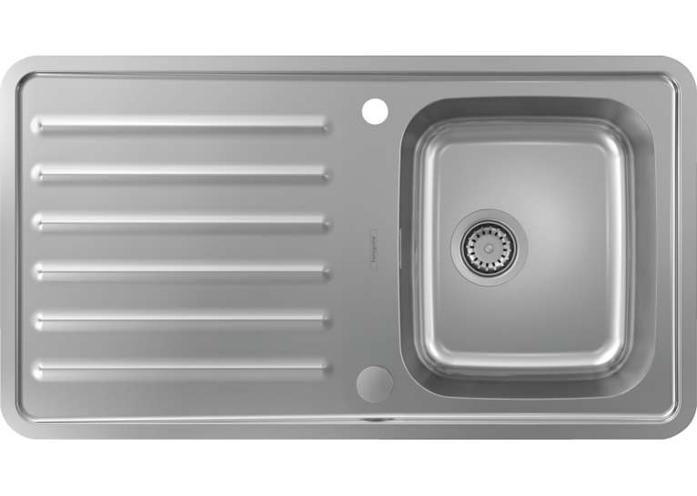 Кухонная мойка Hansgrohe S4113-F340 на столешницу 915х505 с сифоном automatic 43337800
