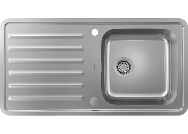Кухонная мойка Hansgrohe S4113-F400 на столешницу 975х505 с сифоном automatic 43338800