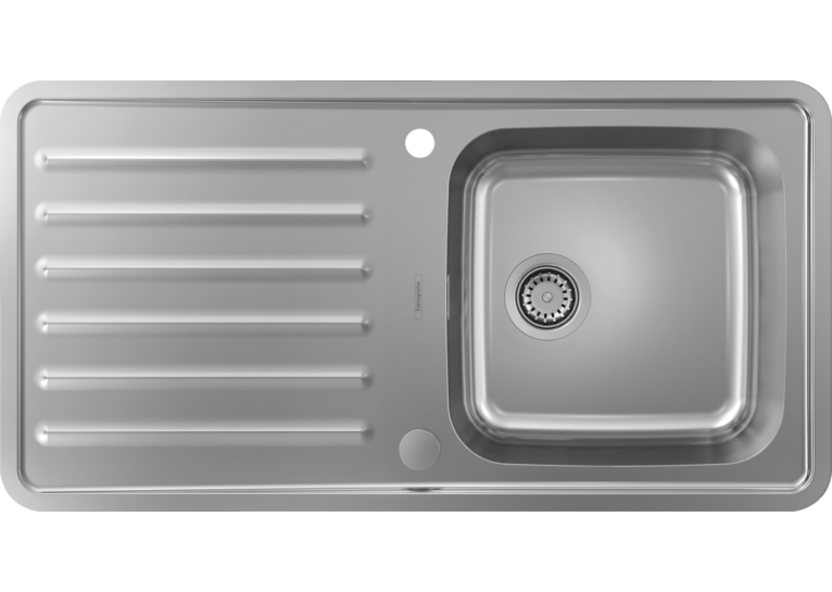 Кухонная мойка Hansgrohe S4113-F400 на столешницу 975х505 с сифоном automatic 43338800