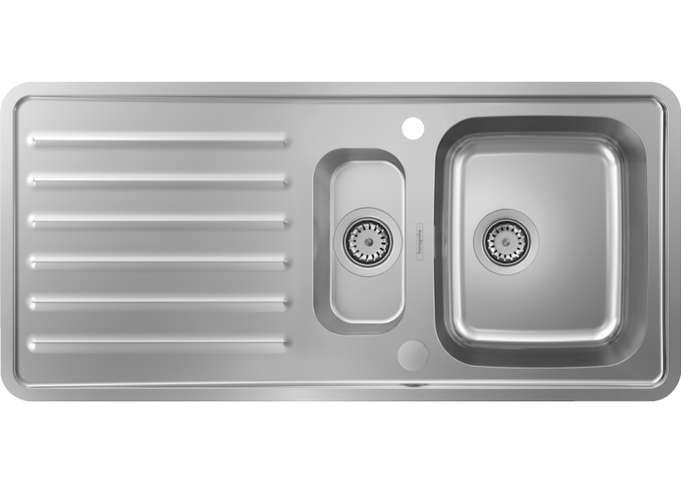 Кухонная мойка Hansgrohe S4113-F540 на столешницу 1075х505 с сифоном automatic 43339800