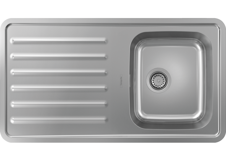 Кухонна мийка Hansgrohe S4111-F340 на стільницю 915х505 із сифоном 43340800